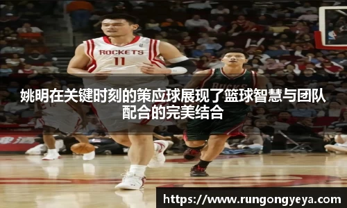 姚明在关键时刻的策应球展现了篮球智慧与团队配合的完美结合